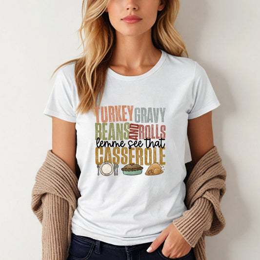 Turkey Gravy Beans & Rolls - Women's Tee