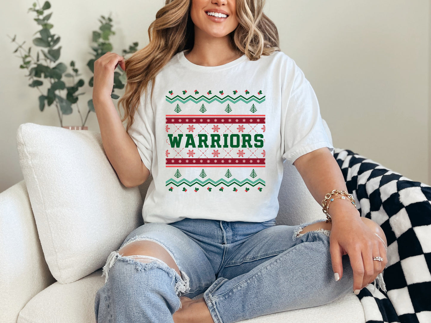 Warriors Ugly Sweater - Adult Unisex T-Shirt