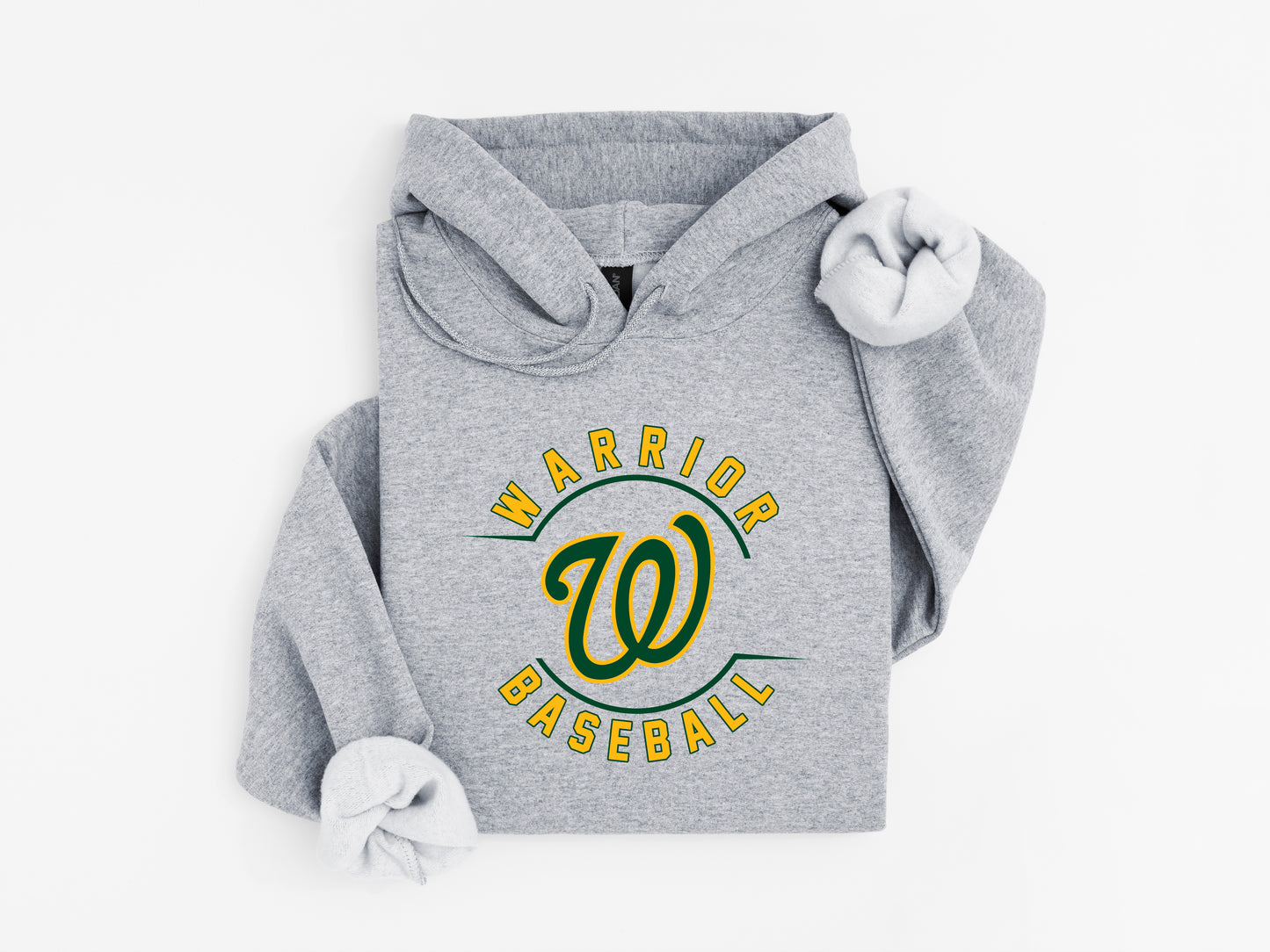 Warriors Baseball 3 - Adult Hoodie