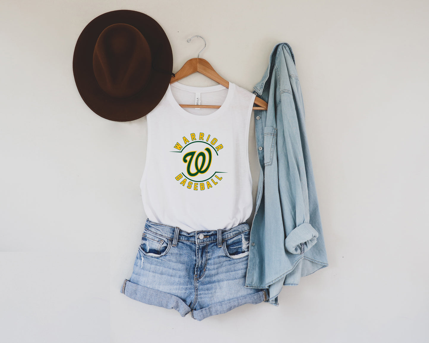 Warriors Baseball 3 - Muscle Tank