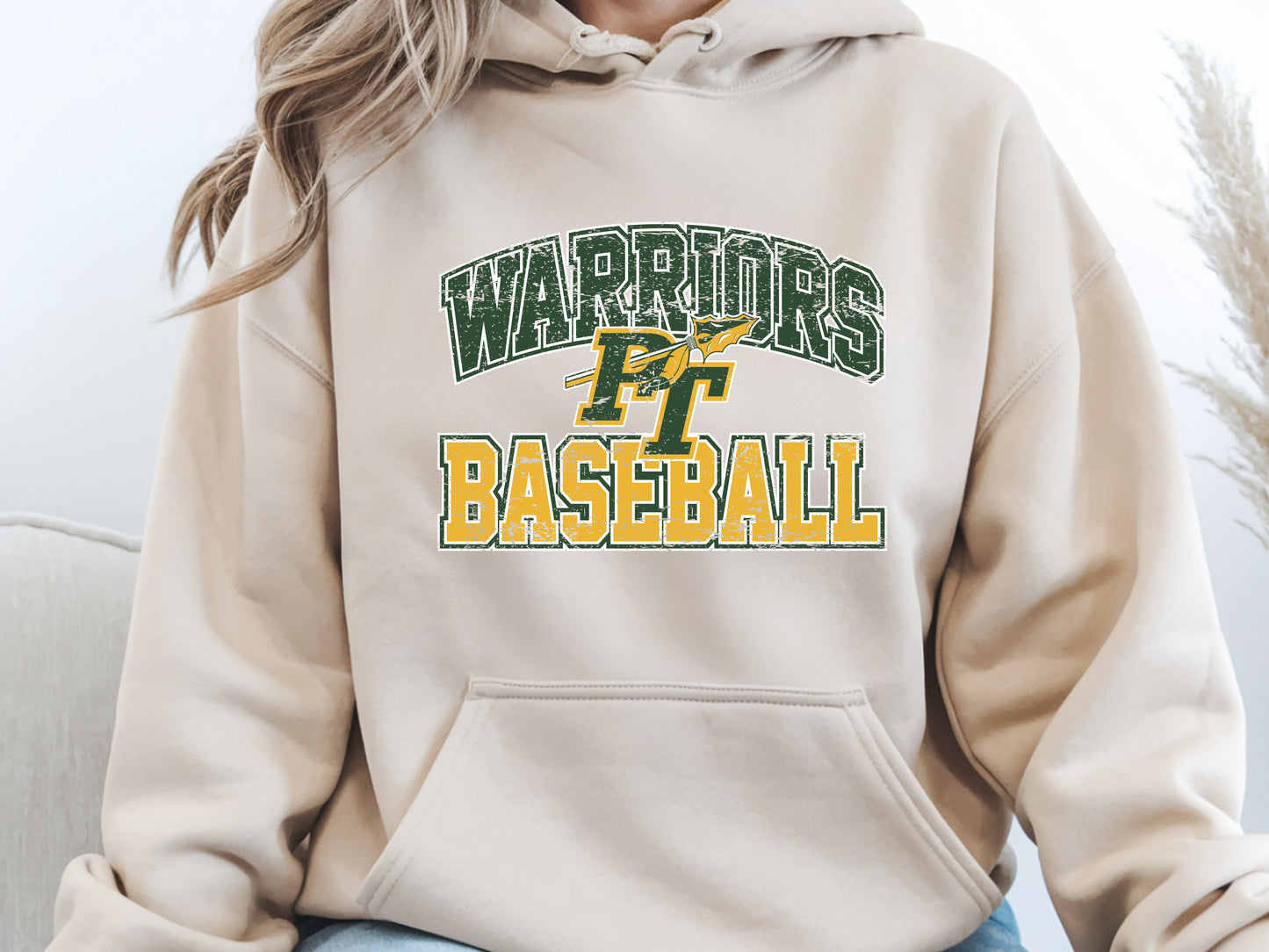 Penn Trafford Warriors Baseball 5 - Adult Hoodie