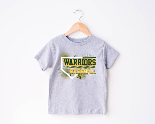 Warriors Baseball 2 - Toddler T-Shirt