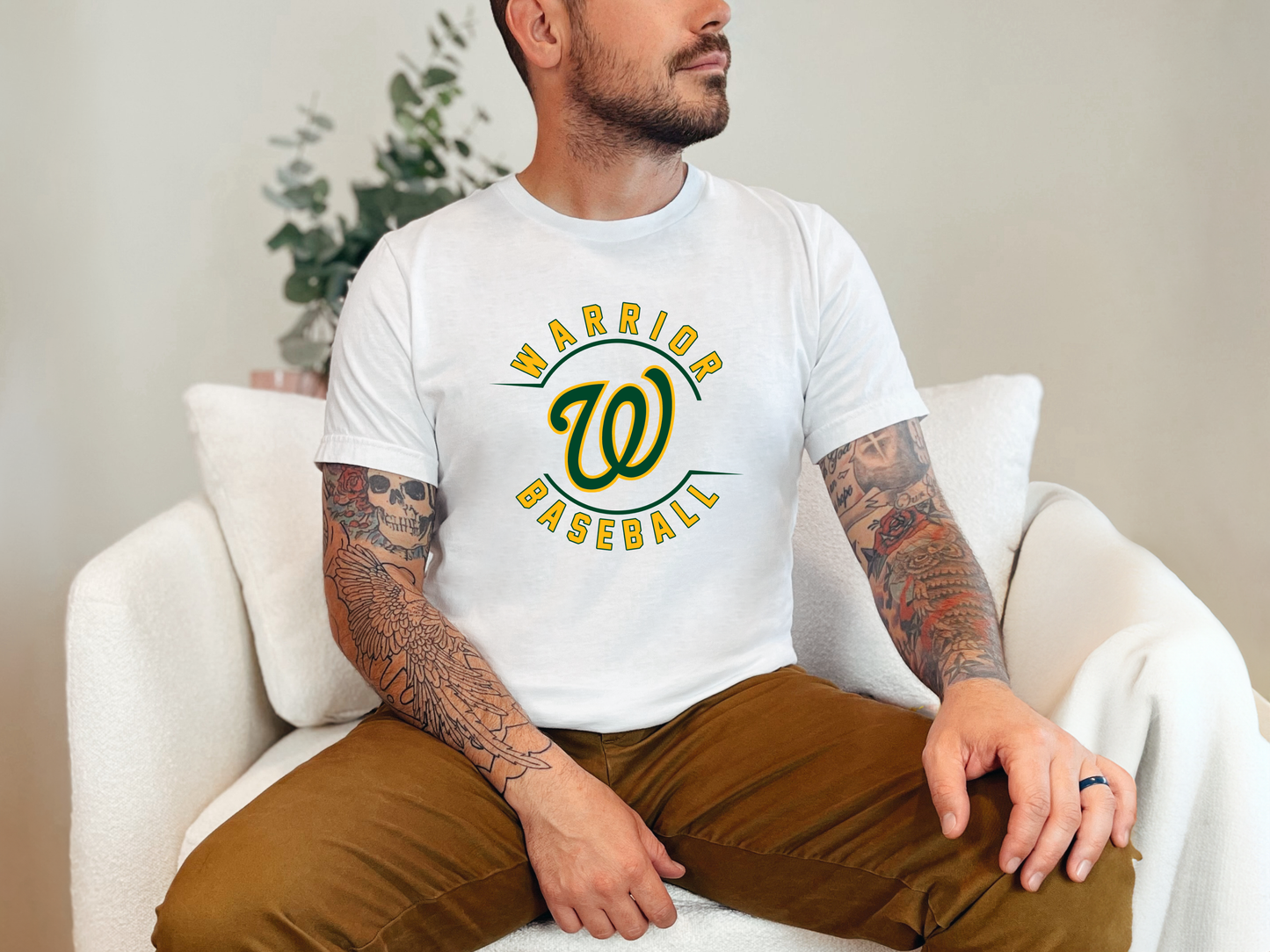 Warriors Baseball 3 - Adult Unisex T-Shirt