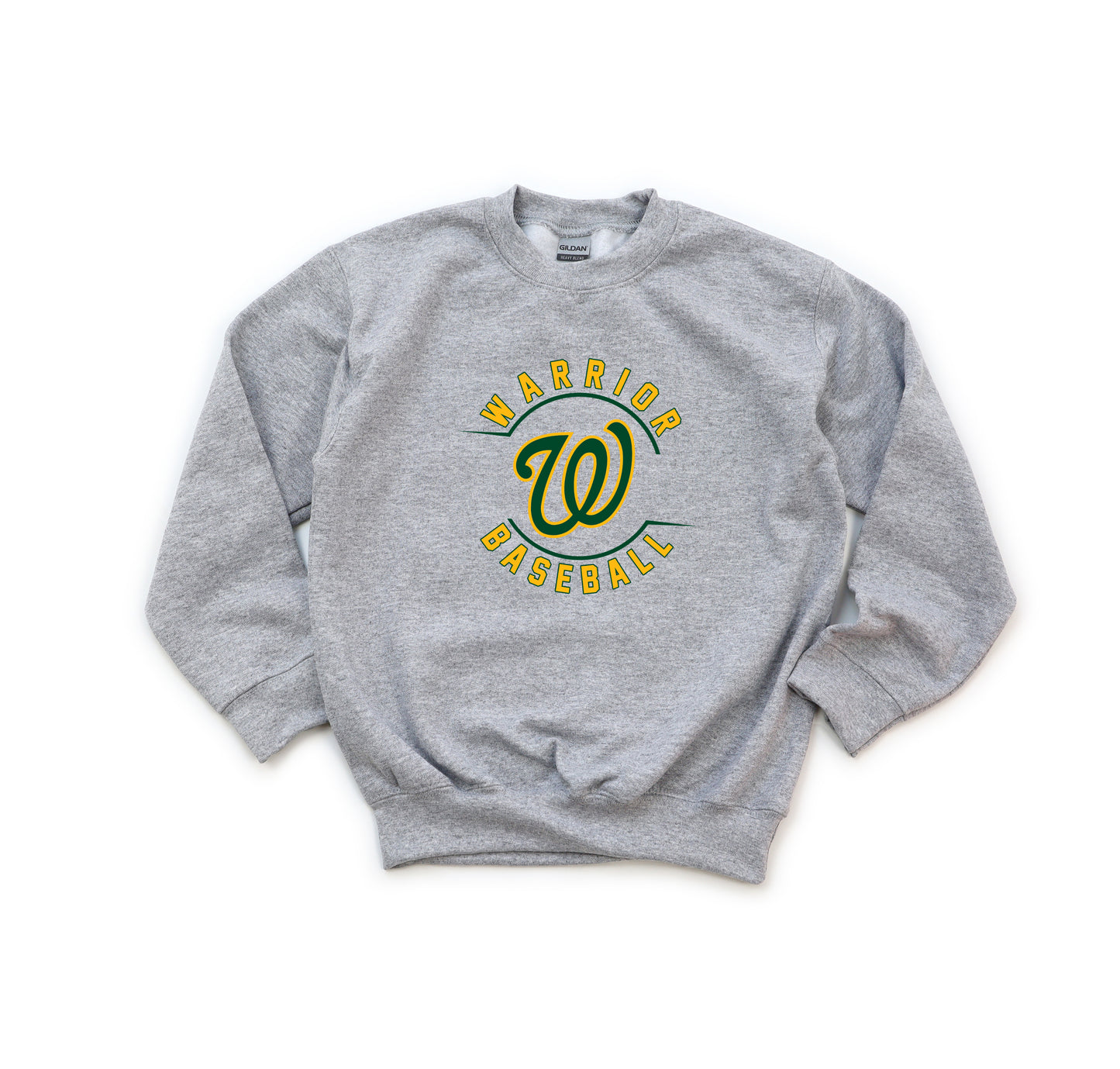Warriors Baseball 3 - Youth Crew Sweatshirt