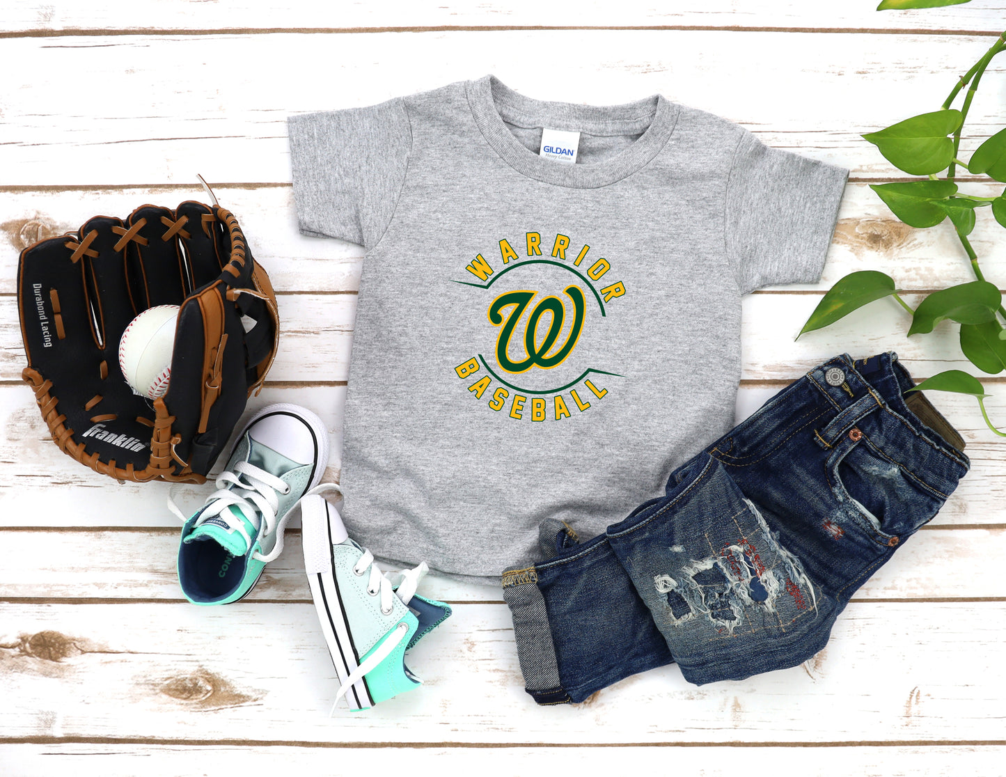 Warriors Baseball 3 - Youth T-Shirt
