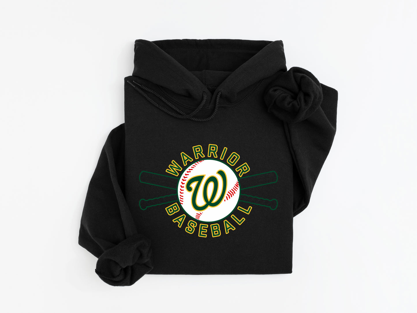 Warriors Baseball 4 - Adult Hoodie