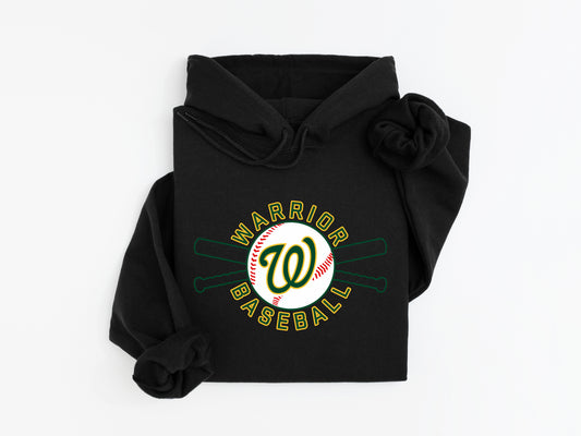 Warriors Baseball 4 - Adult Hoodie
