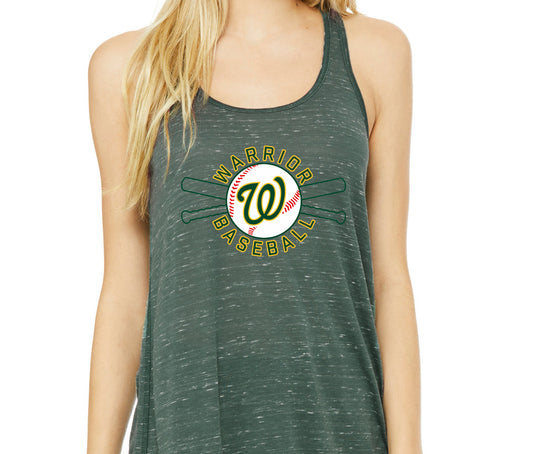 Warriors Baseball 4 - Bella Flowy Tank