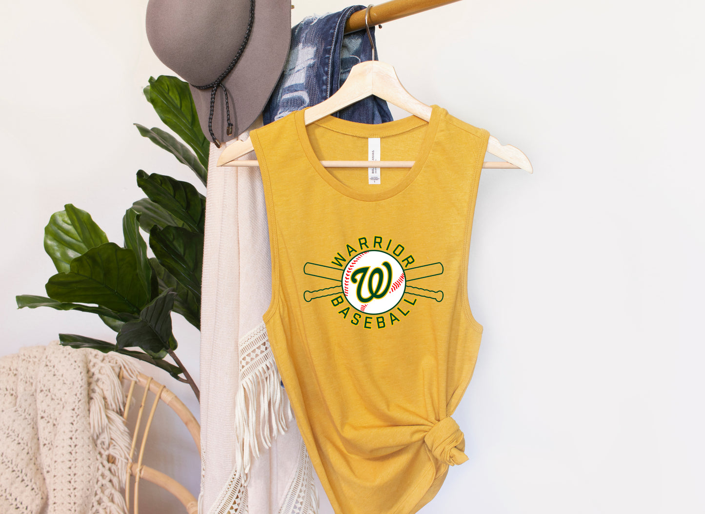 Warriors Baseball 4 - Muscle Tank