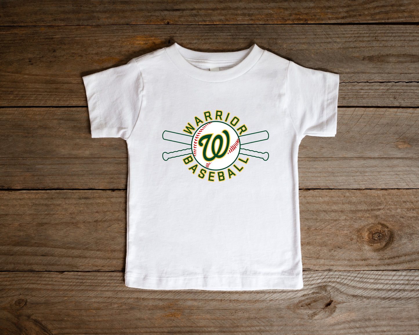 Warriors Baseball 4 - Toddler T-Shirt