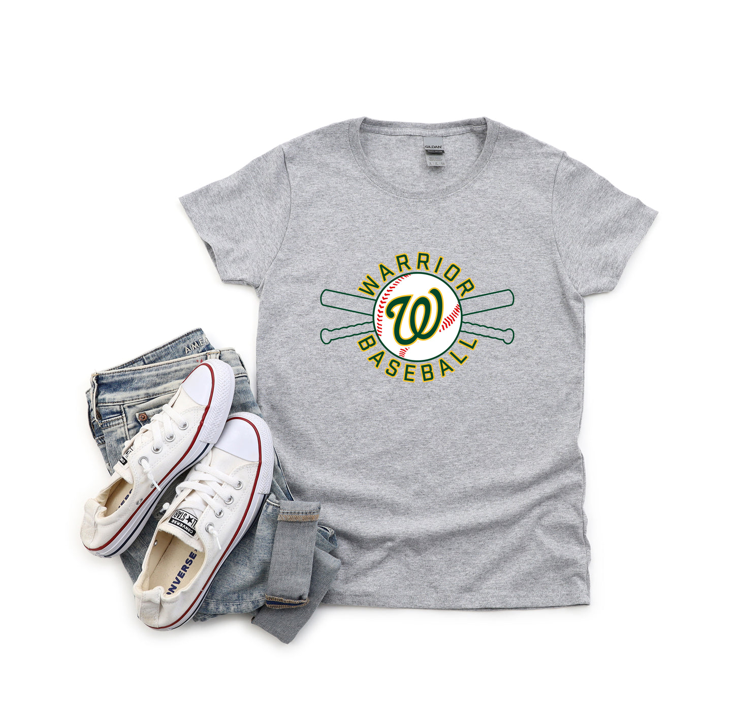 Warriors Baseball 4 - Women's Tee