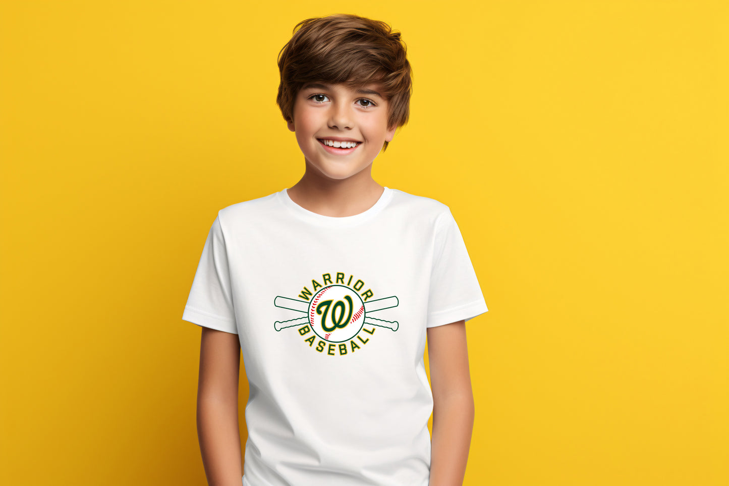 Warriors Baseball 4 - Youth T-Shirt