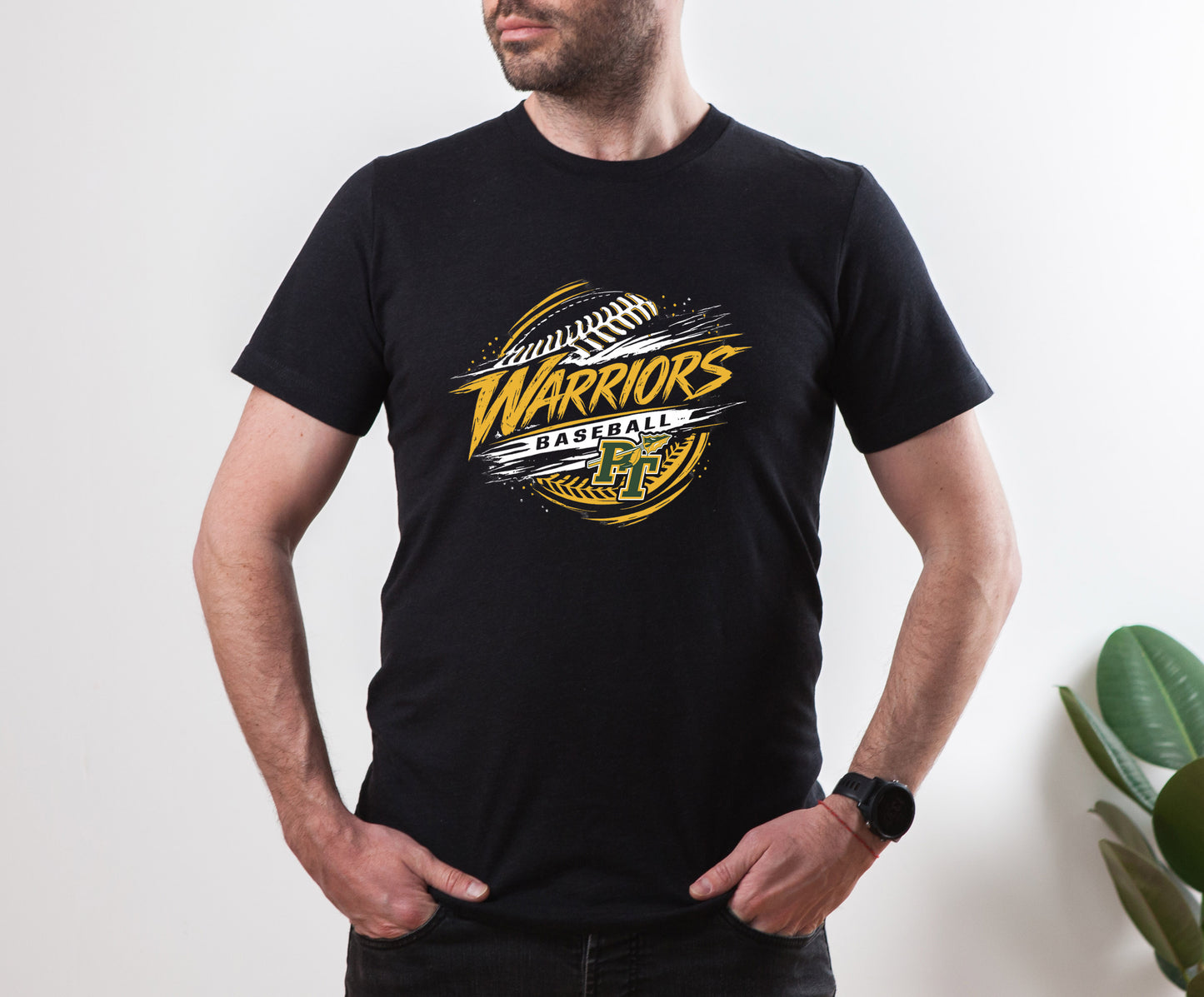 Warriors Baseball 6 - Adult Unisex T-Shirt