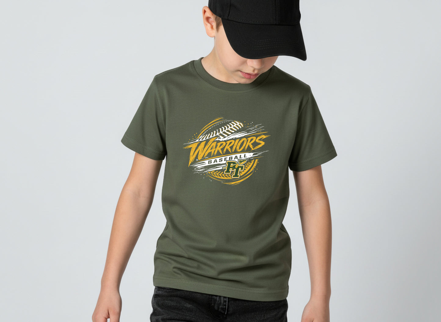 Warriors Baseball 6 - Youth T-Shirt