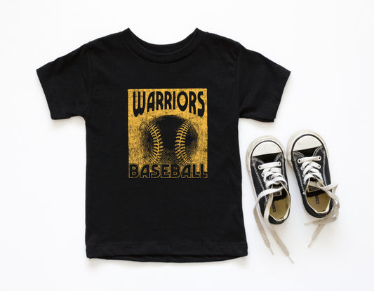 Warriors Baseball Gold - Toddler T-Shirt
