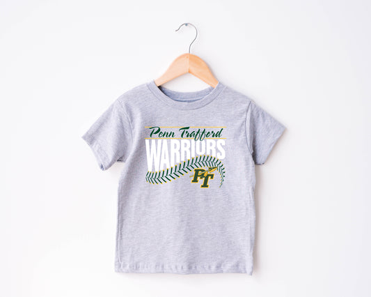 Warriors Baseball Stitch - Toddler T-Shirt