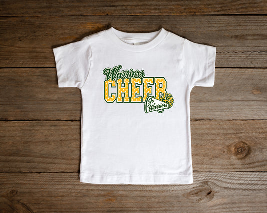 Warriors Cheer Polka Dots - Toddler T-Shirt