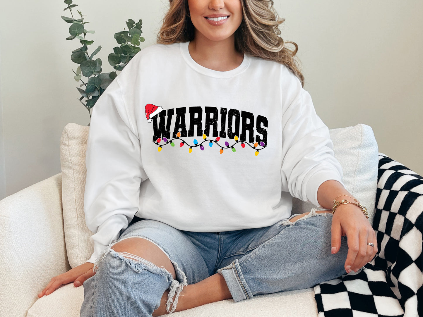 Warriors Christmas - Adult Crew Sweatshirt