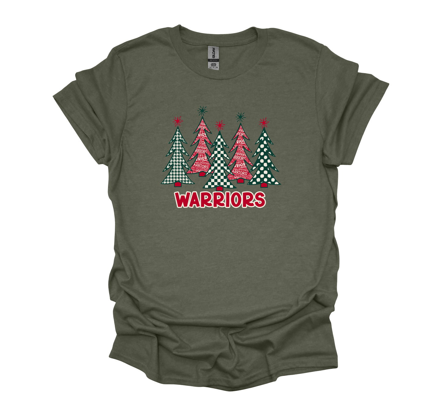 Warriors Christmas Trees - Adult Unisex T-Shirt
