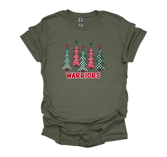 Warriors Christmas Trees - Adult Unisex T-Shirt