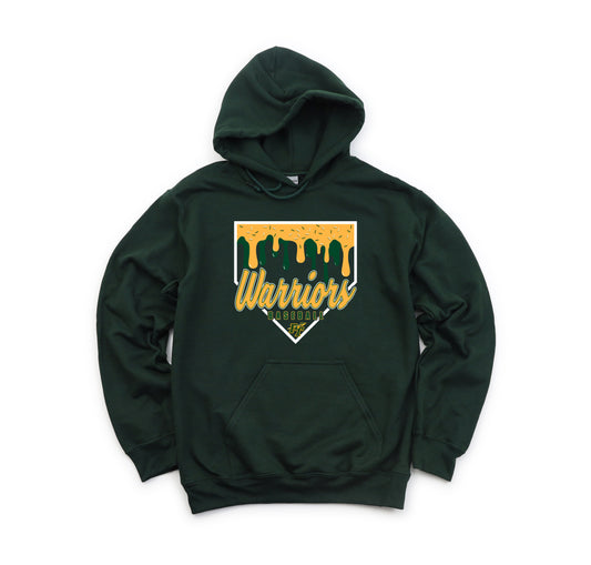 Warriors Baseball Ice Cream - Adult Hoodie