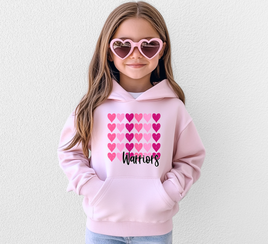 Warriors Hearts - Youth Hoodie