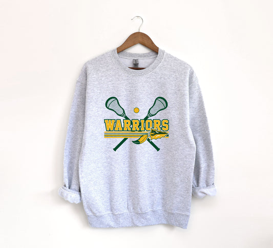 Warriors Lacrosse 2 - Adult Crew Sweatshirt