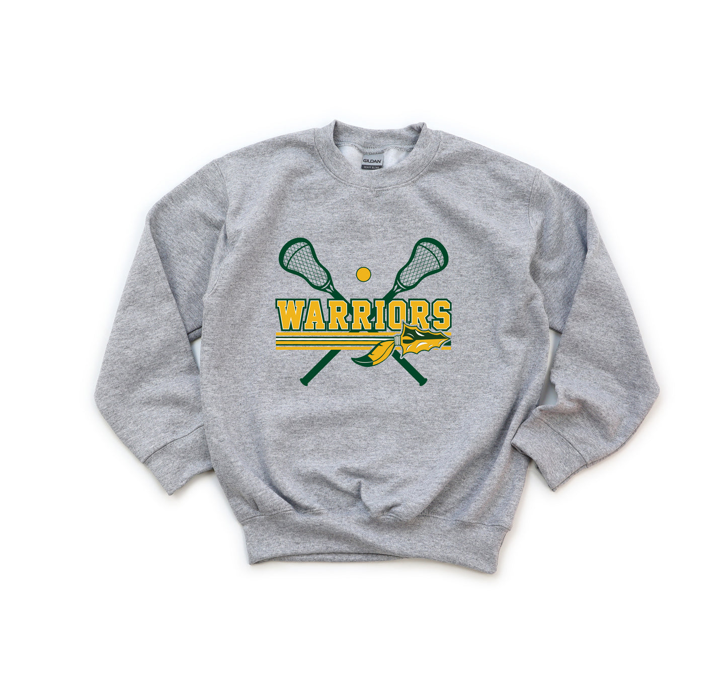 Warriors Lacrosse 2 - Youth Crew Sweatshirt