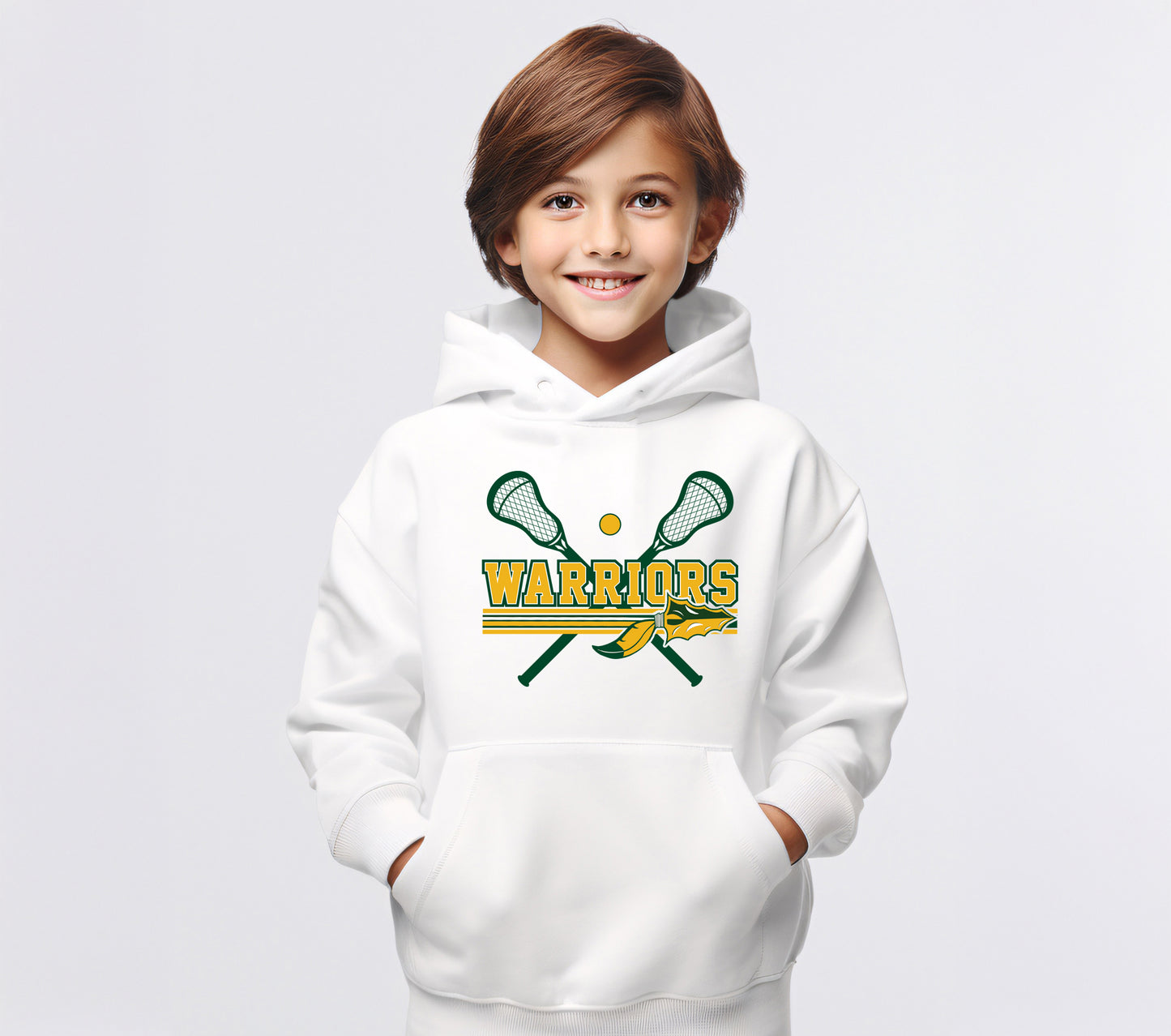 Warriors Lacrosse 2 - Youth Hoodie