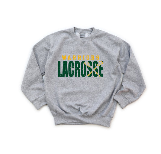 Warriors Lacrosse 3 - Youth Crew Sweatshirt