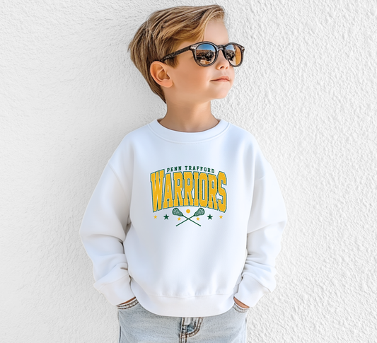 Warriors Lacrosse 4 - Youth Crew Sweatshirt