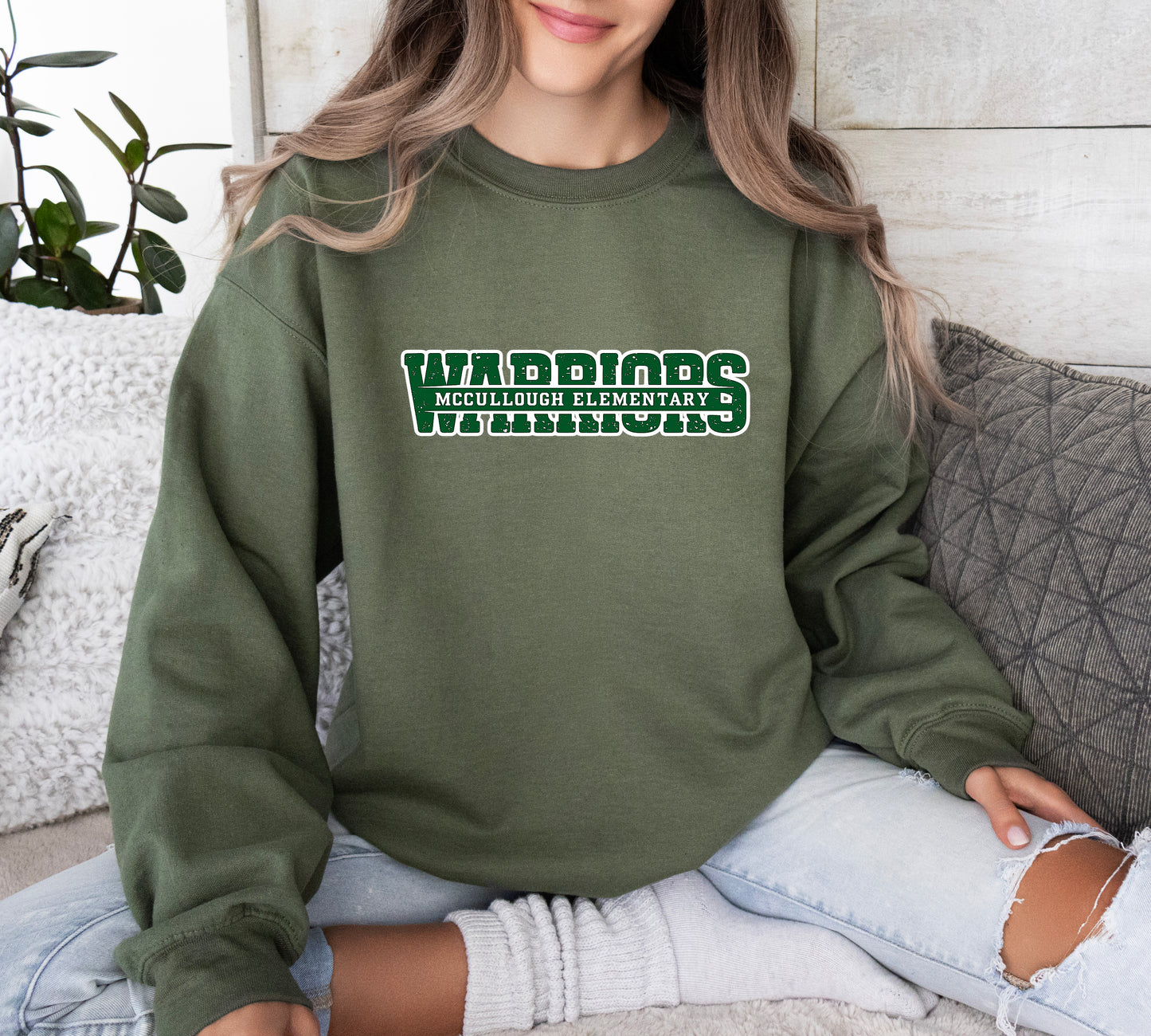 McCullough Warriors - Adult Crew Sweatshirt