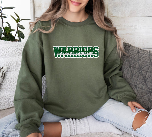 McCullough Warriors - Adult Crew Sweatshirt