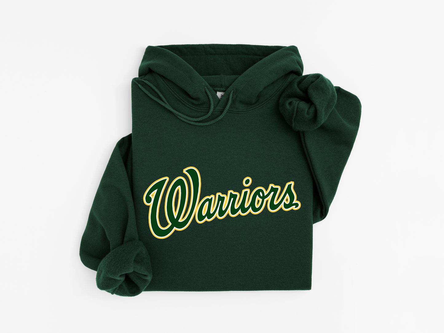 Warriors Script - Adult Hoodie
