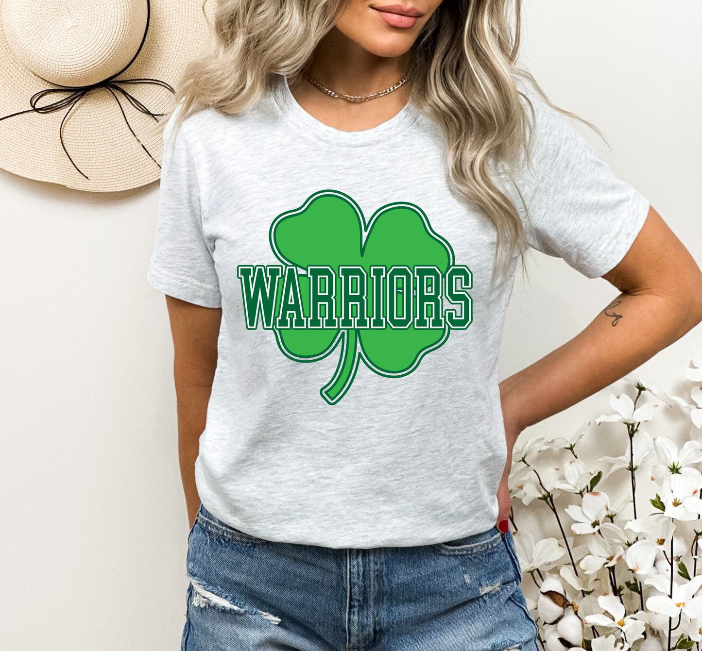 Warriors Shamrock - Adult Unisex T-Shirt