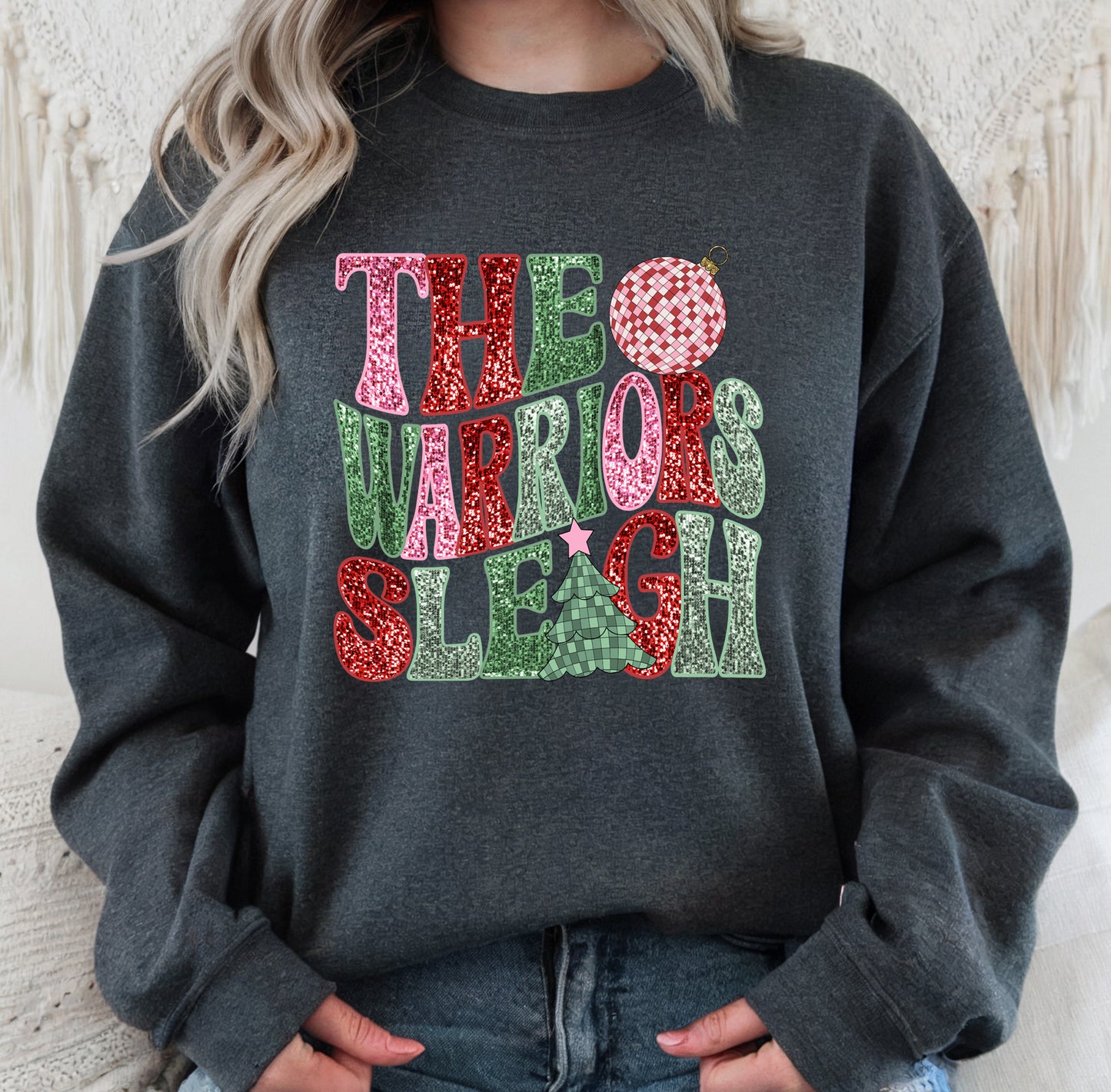 The Warriors Sleigh - Adult Crew Sweatshirt