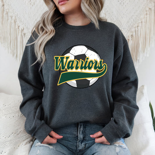 Warriors Soccer 2 - Adult Crew Sweatshirt