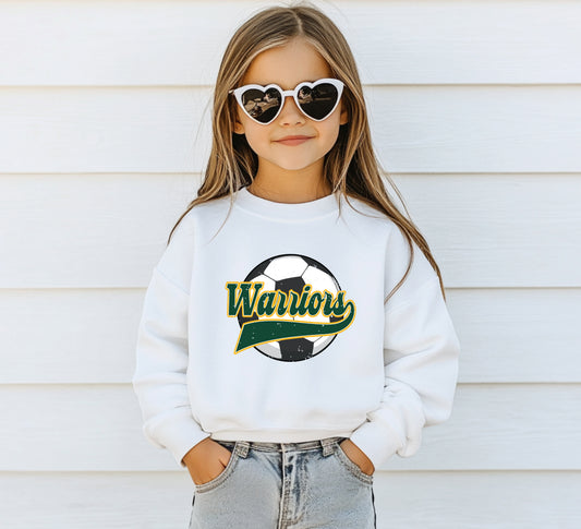 Warriors Soccer 2 - Youth Crew Sweatshirt