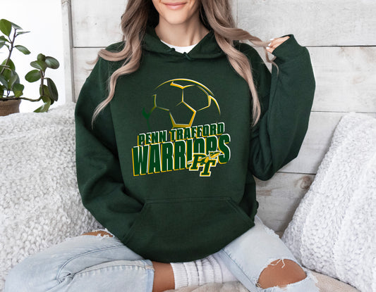 Warriors Soccer 3 - Adult Hoodie