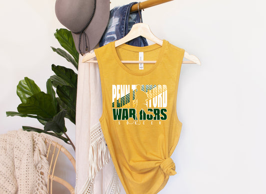 Warriors Soccer 5 - Muscle Tank