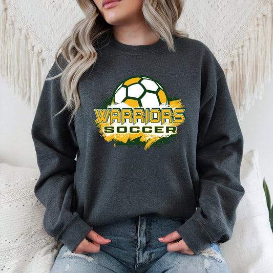 Warriors Soccer 6 - Adult Crew Sweatshirt
