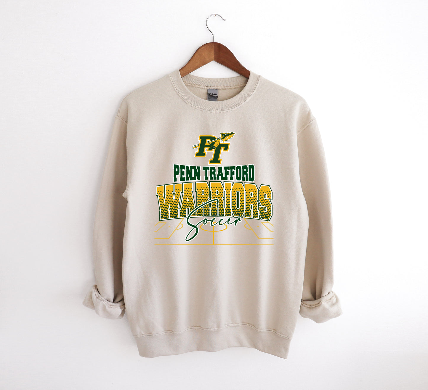 Warriors Soccer 8 - Adult Crew Sweatshirt