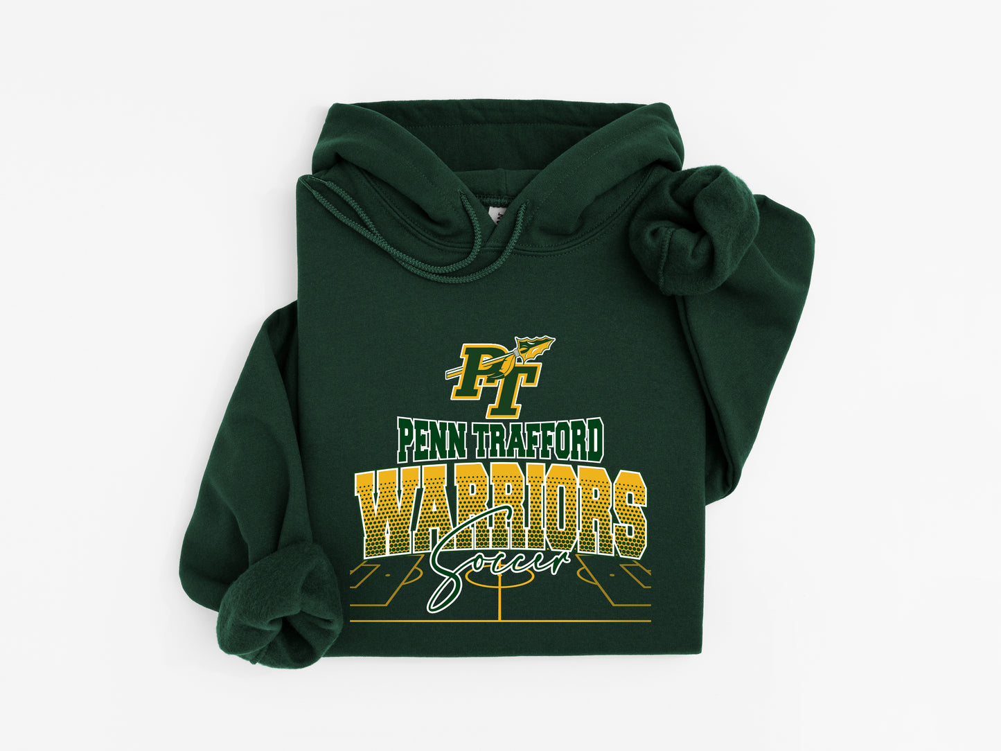 Warriors Soccer 8 - Adult Hoodie