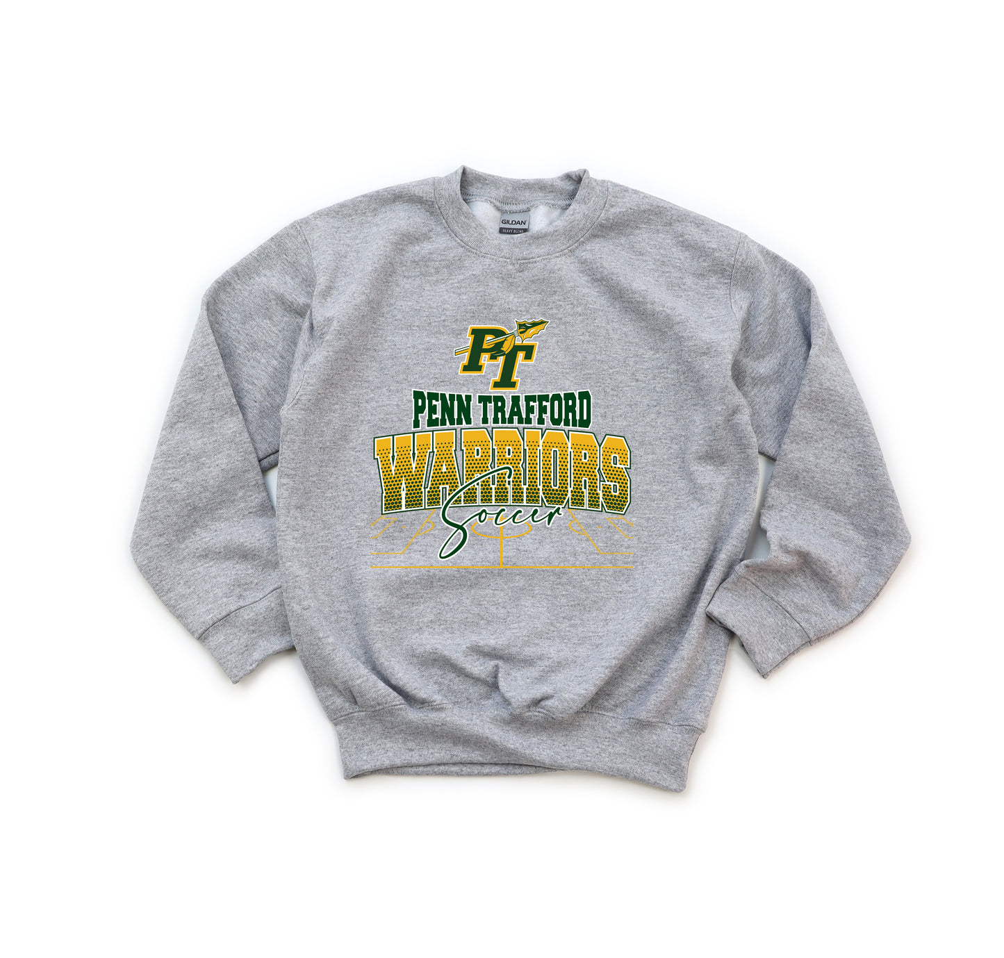 Warriors Soccer 8 - Youth Crew Sweatshirt