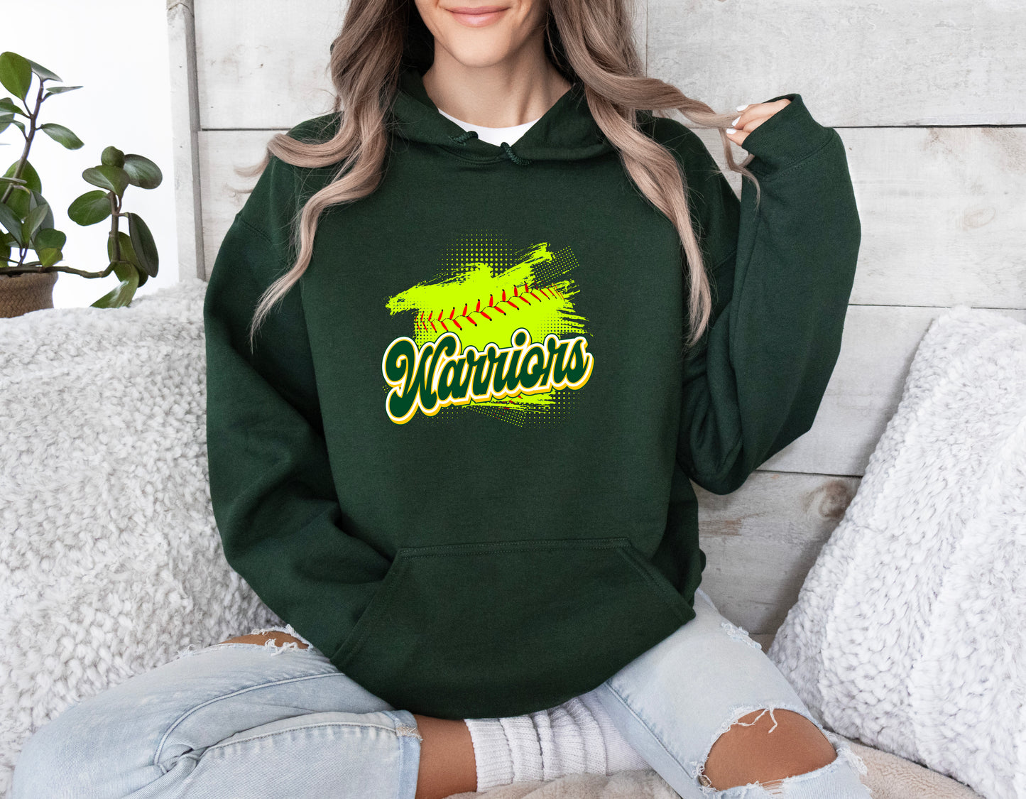 Warriors Softball - Adult Hoodie