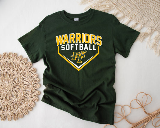 Warriors Softball 2 - Adult Unisex T-Shirt