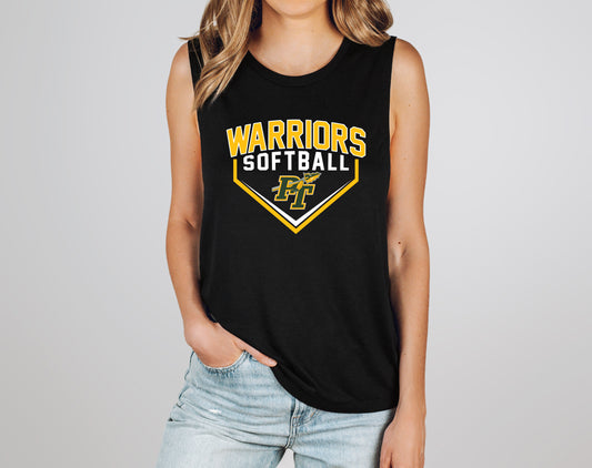 Warriors Softball 2 - Muscle Tank