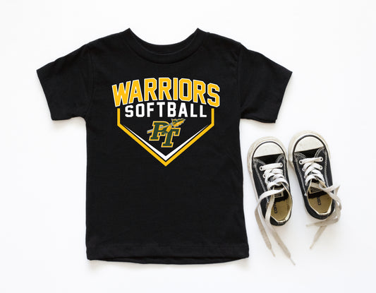 Warriors Softball 2 - Toddler T-Shirt