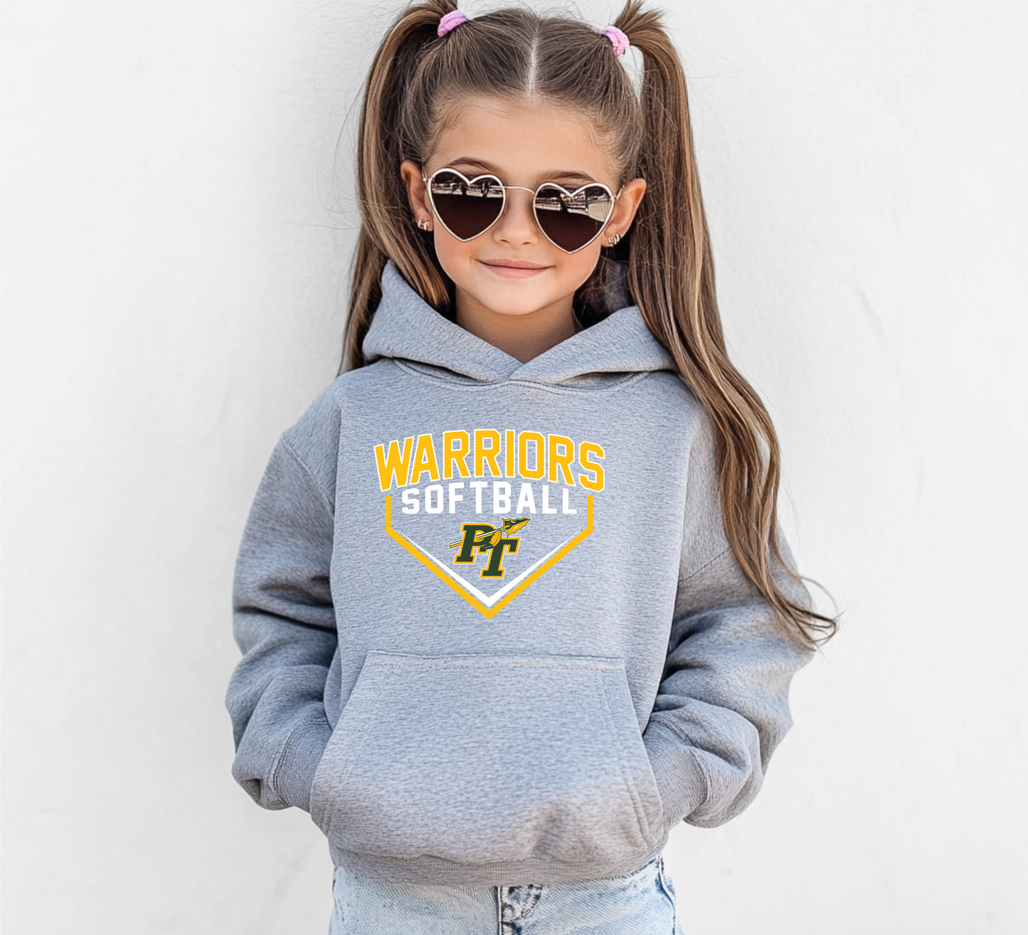 Warriors Softball 2 - Youth Hoodie
