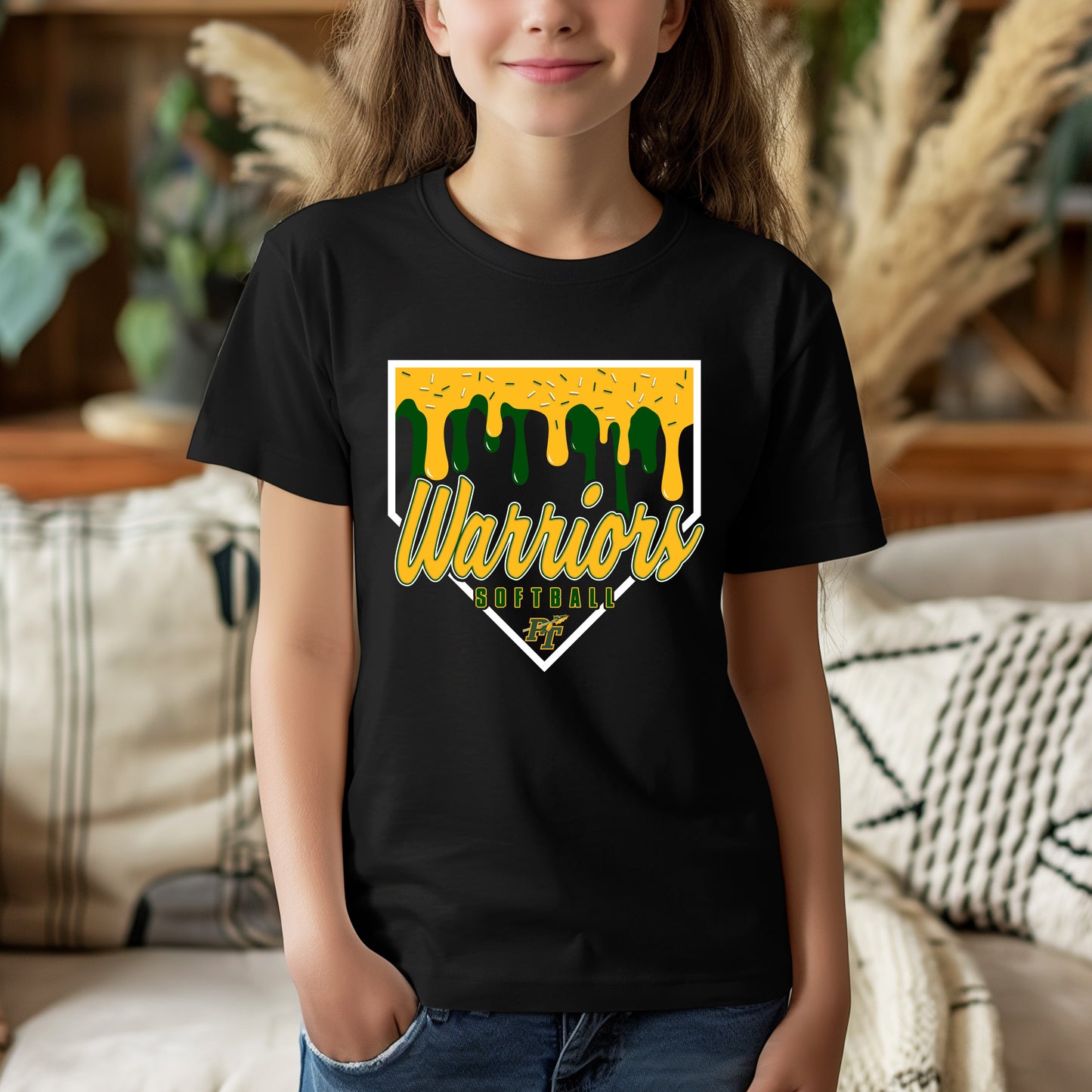 Warriors Softball Ice Cream - Youth T-Shirt